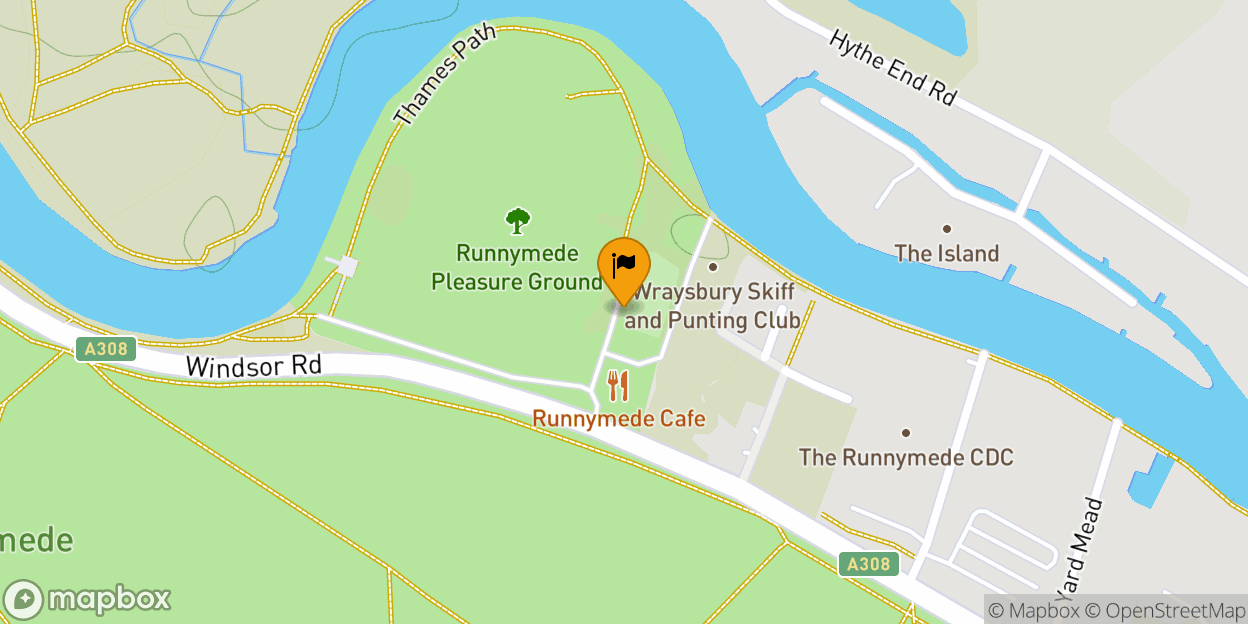 Map of Runnymede Pleasure Ground