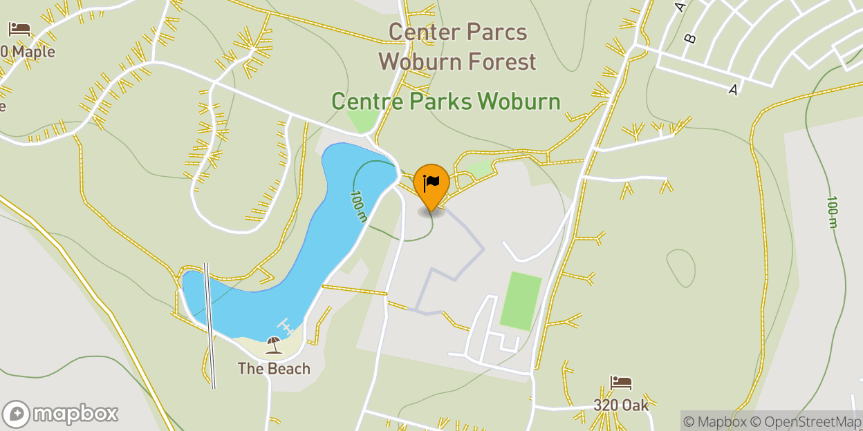 Map of Center Parcs