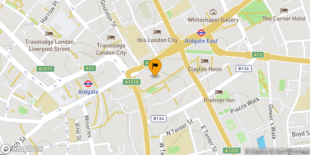 Map of Whitechapel Grind