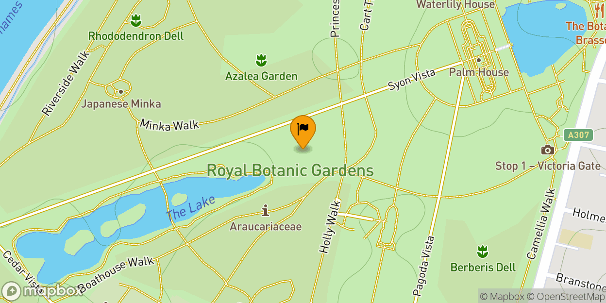 Map of Royal Botanic Gardens, Kew