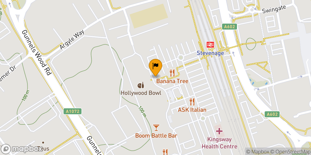 Map of Hollywood Bowl