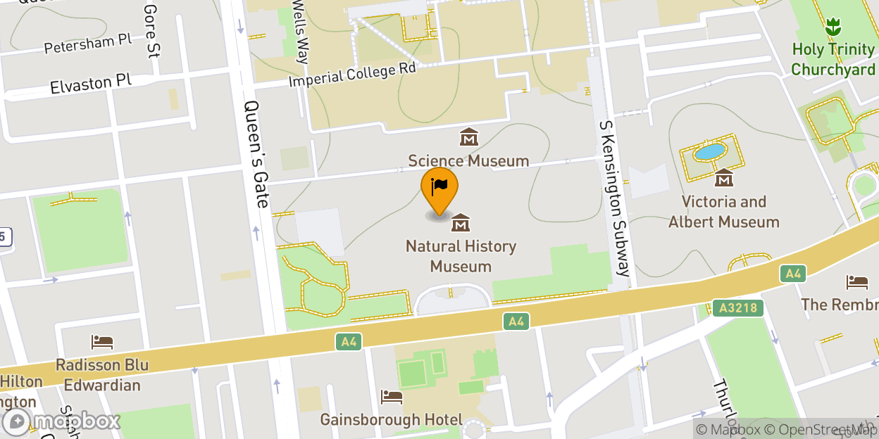 Map of Natural History Museum